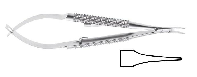 BARRAQUER Голкотримач мікро; прямий; гладкий; без замка; 13,5см. Tontarra Medizintechnik GmbH